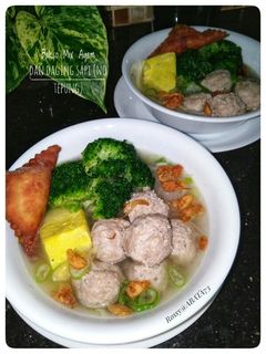 Foto resep Bakso Mix Ayam dan Daging Sapi (Tanpa Tepung)