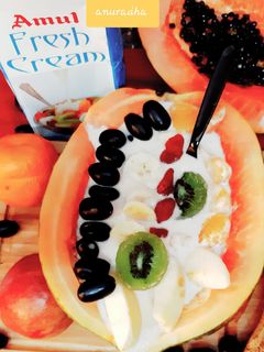 पपया बाऊल(Papaya Bowl recipe in hindi) रेसिपी मुख्य फोटो