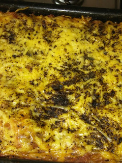Una foto de Lasaña de atún con pasta casera