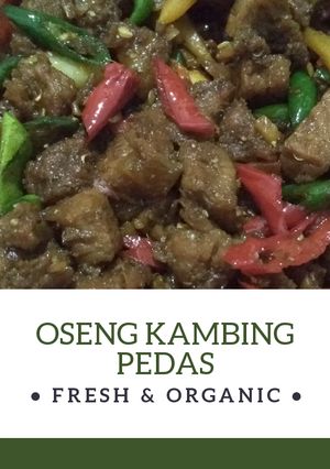 Foto resep 1. Oseng Kambing Pedas