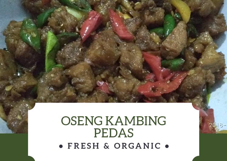 Resep 1. Oseng Kambing Pedas yang Lezat Sekali