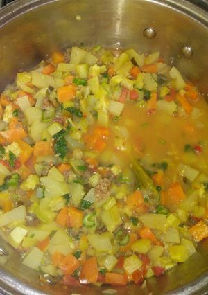 Una foto de Vegetales guisados
