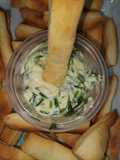Palitos de queso con mayonesa de ciboulette