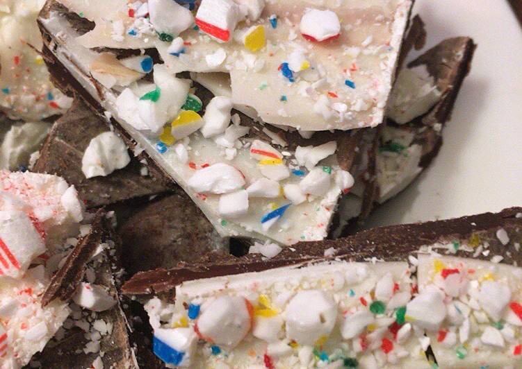 Simple Way to Prepare Super Quick Homemade Unicorn fart bark 🦄