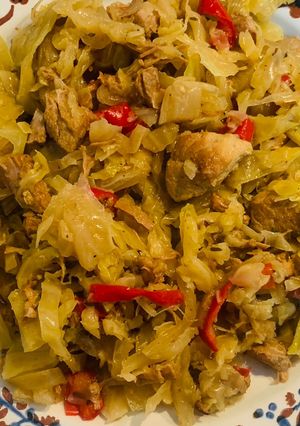 O poză a rețetei Varză dulce cu carne!.