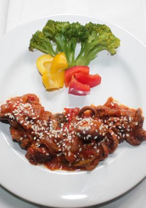 Foto resep Baby octopus masak pedas