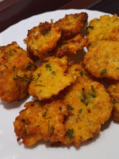 Una foto de Tortillitas de bacalao