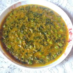 A picture of Methi matar Malai.