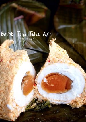 Foto resep Botok Tahu Telur Asin