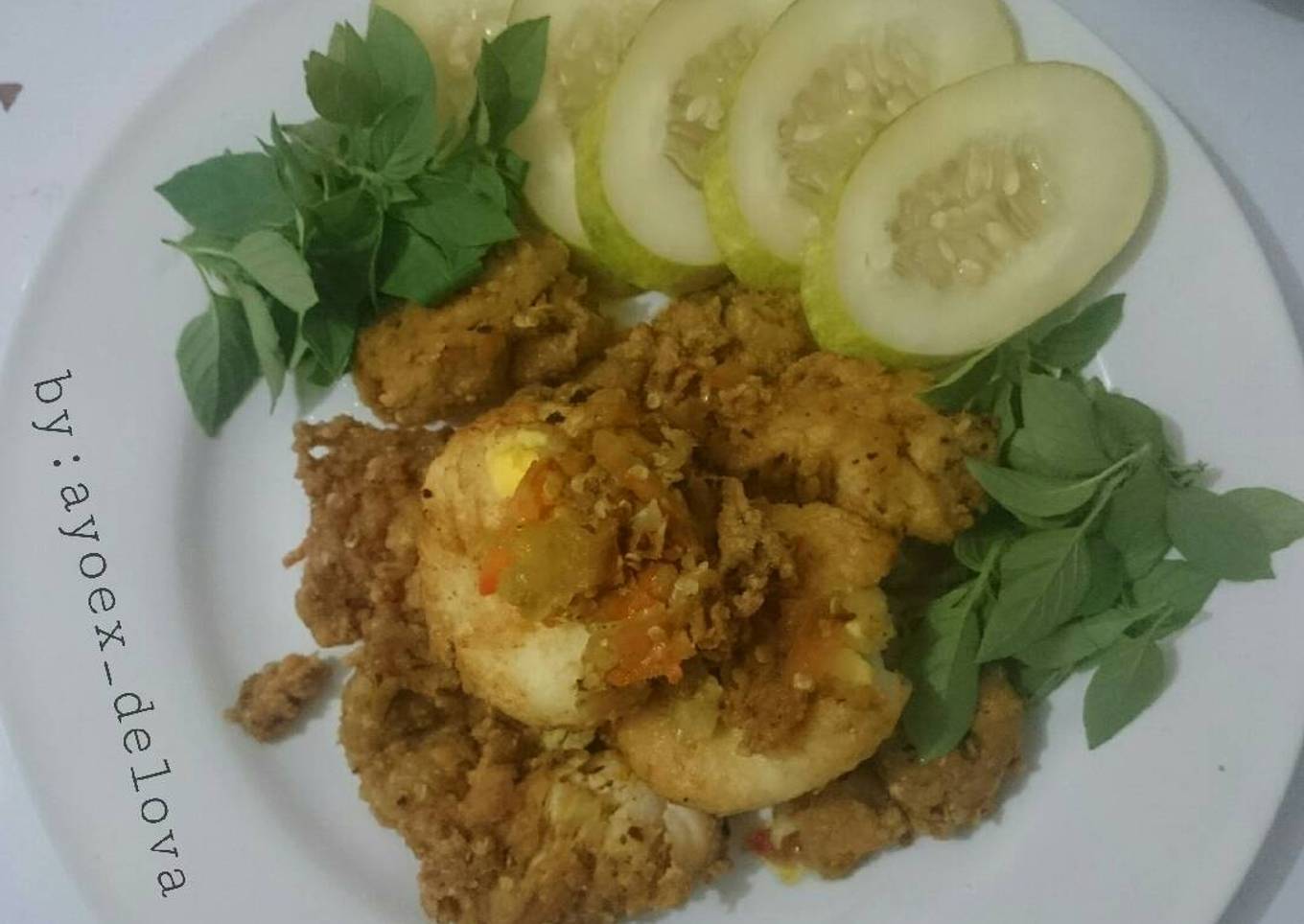 Ayam geprek keju kremes (debm)