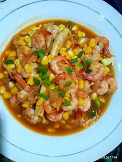 Foto resep Udang Asam Manis