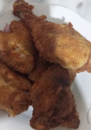صورة لوصفة دجاج مقلي بالخبز المرحي