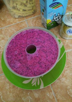 Foto resep Puding Buah Naga