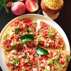 A picture of Masala Chapati /roti.