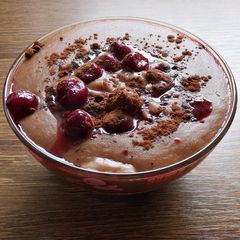 A picture of Chocolate protein bowl.
