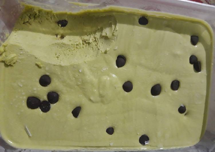 BIKIN NAGIH! Inilah Cara Membuat Es cream matcha homemade anti gagal Gampang Banget