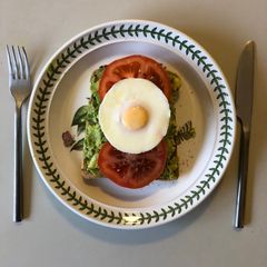 A picture of Avocado, Egg & Tomato Breakfast.