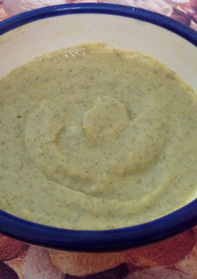 Una foto de Crema de brócoli