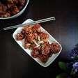 Korean fried chicken (Dak gang jeong)