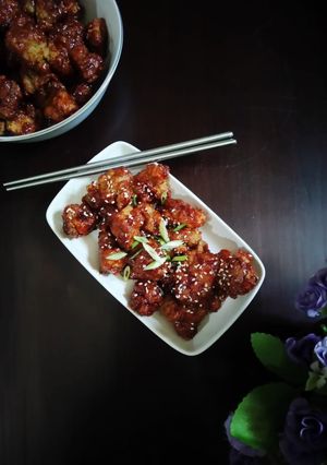 Foto resep Korean fried chicken (Dak gang jeong)