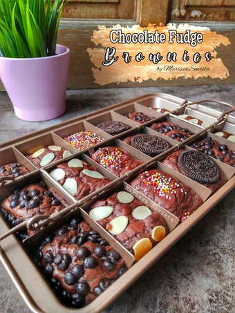 Cara Mudah Membikin Resep Chocolate Fudge Brownies (nyoklat + shiny crust) yang Enak Banget Anti Ribet, Uenak Banget