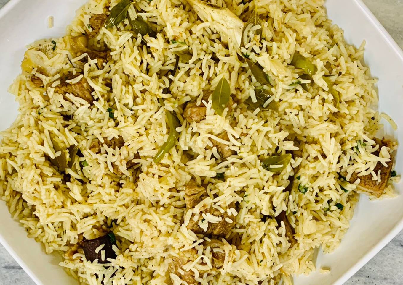 Green Masala Pulao