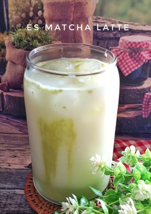 Foto resep Es Matcha Latte