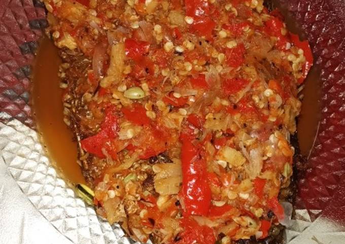 Resep Pecak ikan gurame Anti Gagal