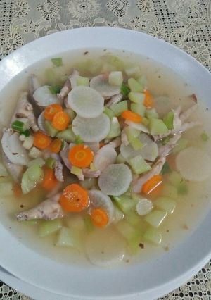 Foto resep Sayur bening 3 saudara😁