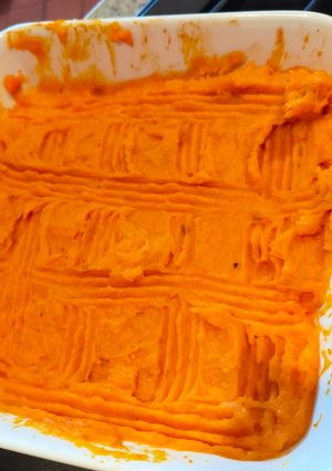 Une photo de Purée de patates douces