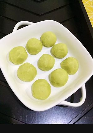 Foto resep Mung Bean Paste (Pandan)
