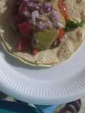 Tacos de carne molida con queso