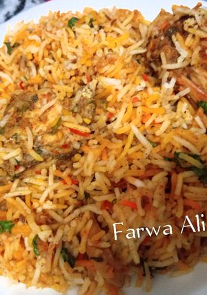 A picture of Degi Chicken Biryani.