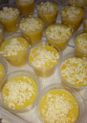 Foto resep Puding jagung toping keju