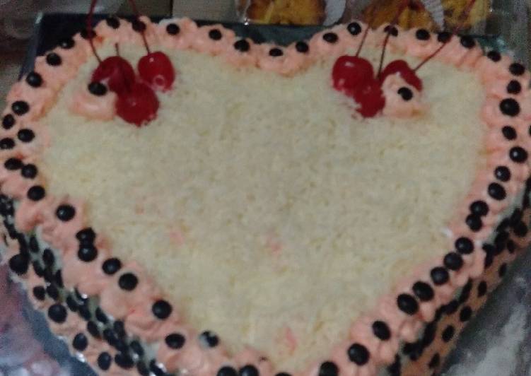 Bolu rainbow tabur keju kukus