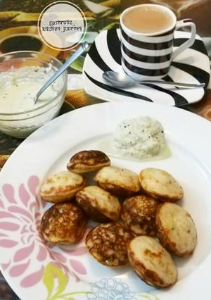 A picture of Millet,rice flour and daal PANIYARAM/ APPE.