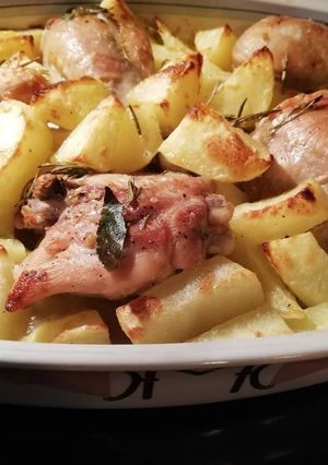 Foto di Pollo alla vodka con patate sabbiose