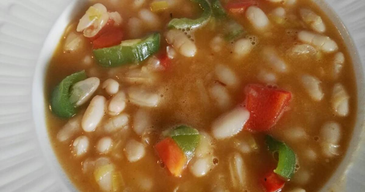 Alubias blancas con salsa chile chipotle Receta de hoy_cocina_lisson