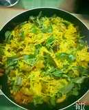 Bún xào lòng xào nghệ