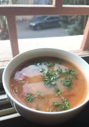 صورة لوصفة شوربه كويكر بالبطاطس 😍