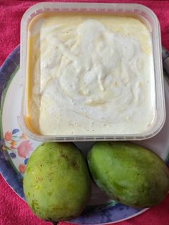 ম্যাঙ্গো আইসক্রিম (mango ice cream recipe in Bengali) রেসিপির প্রধান ছবি