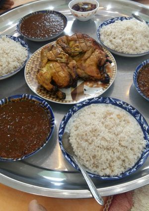 صورة لوصفة دجاج مشوي بالتنور 😋😋😋