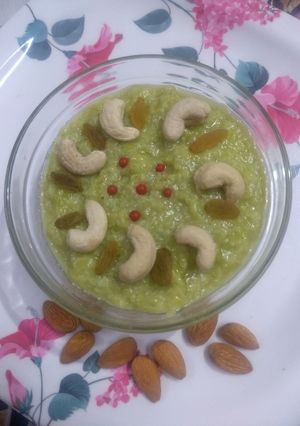 A picture of Bottlegourd halwa.