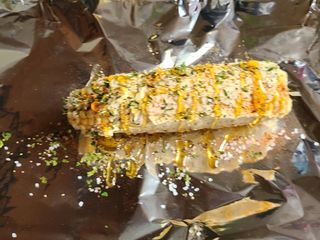 Corn on the cob grilled or baked