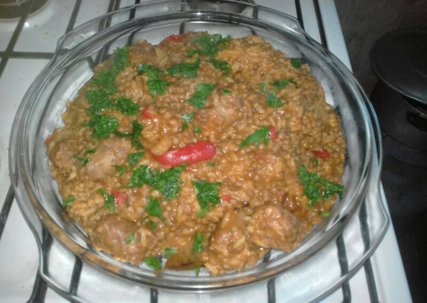Lentejas con arroz
