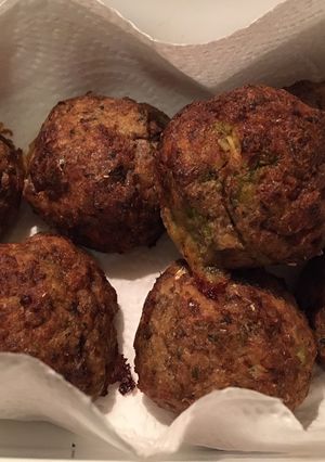 Cukkinis-gombás halfasírt (ketogén, gluténmentes) recept fotója