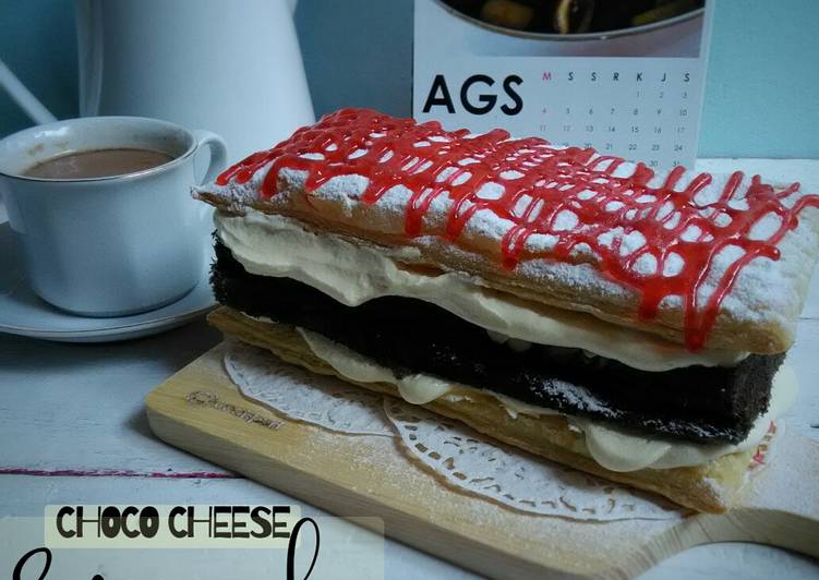 Choco Cheese Snowcake
