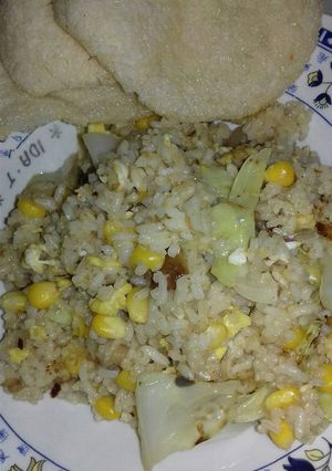 Foto resep Nasi goreng jagung