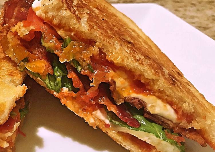Easiest Way to Make Perfect Caprese bacon melt