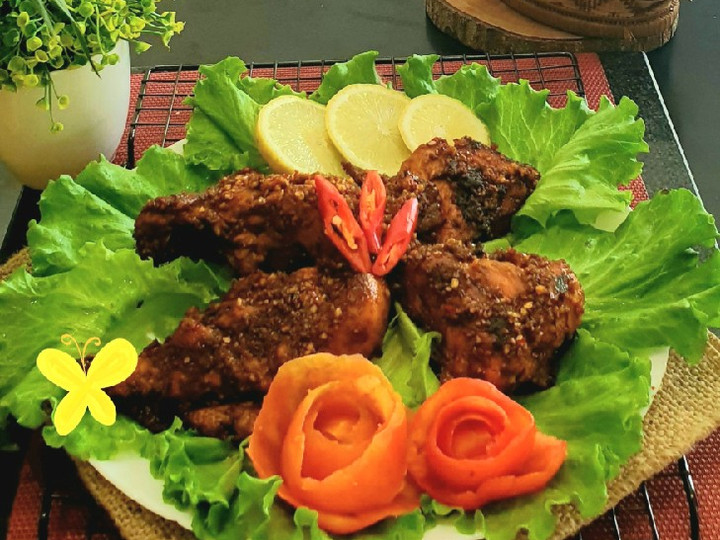 Cara Memasak 89. AYAM PANGGANG BUMBU KACANG ala mommy n son Enak Dan Mudah